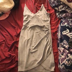 Silver Bodycon Dress